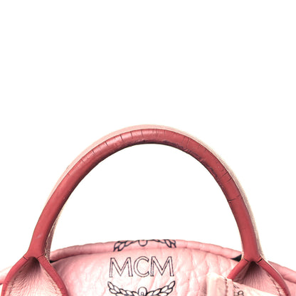 MCM Visetos Small Side Stud Stark Backpack Soft Pink 12 of 12