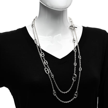 Hermes Sterling Silver Farandole Necklace 160 2 of 4