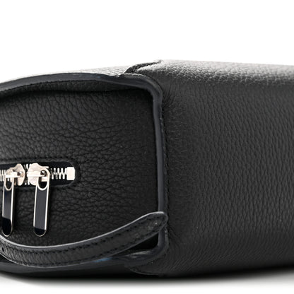 Loro Piana Grained Calfskin Sesia Crossbody Black 21 of 31