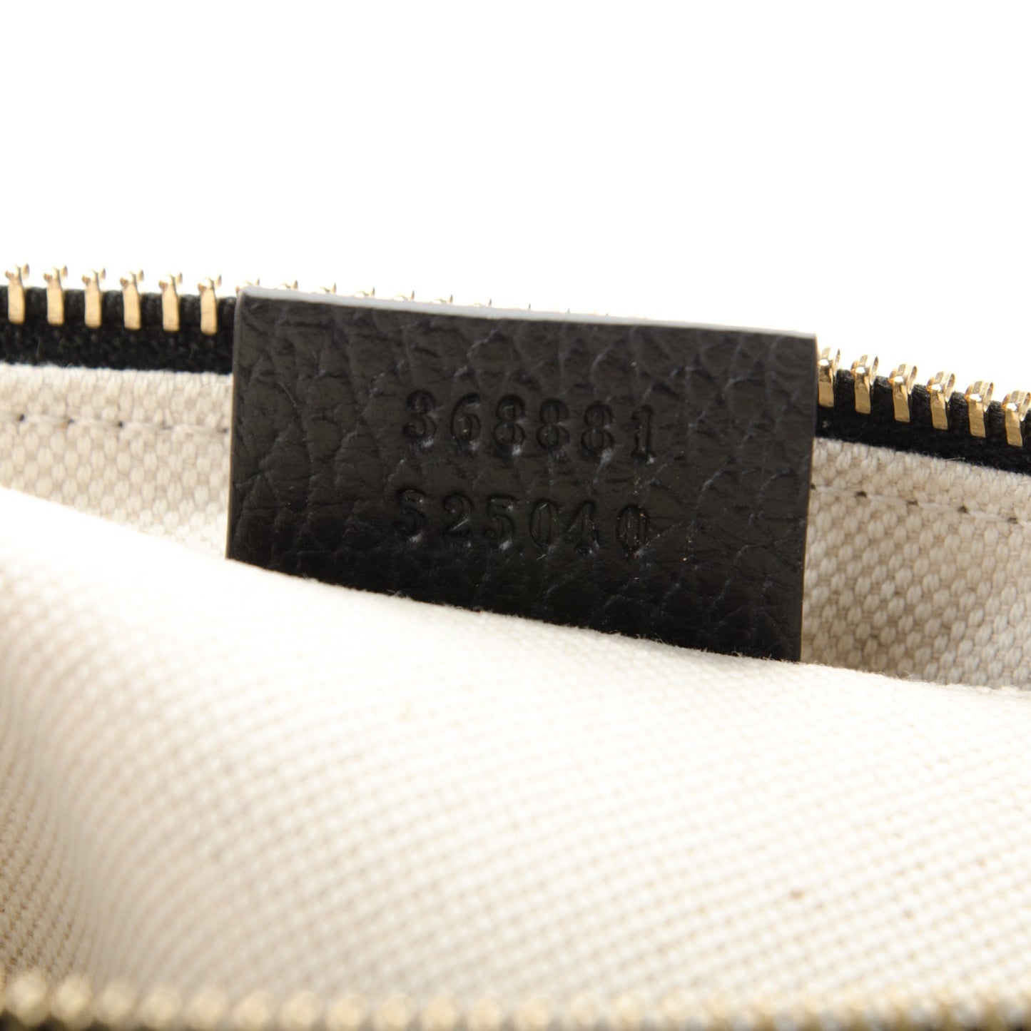 Pebbled Calfskin Large Swing Pouch Black