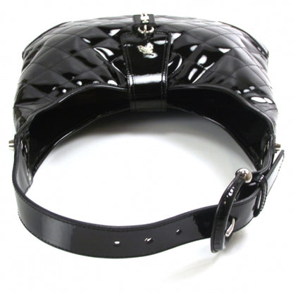 Burberry Patent Quilted Brook Hobo Black 6 of 10