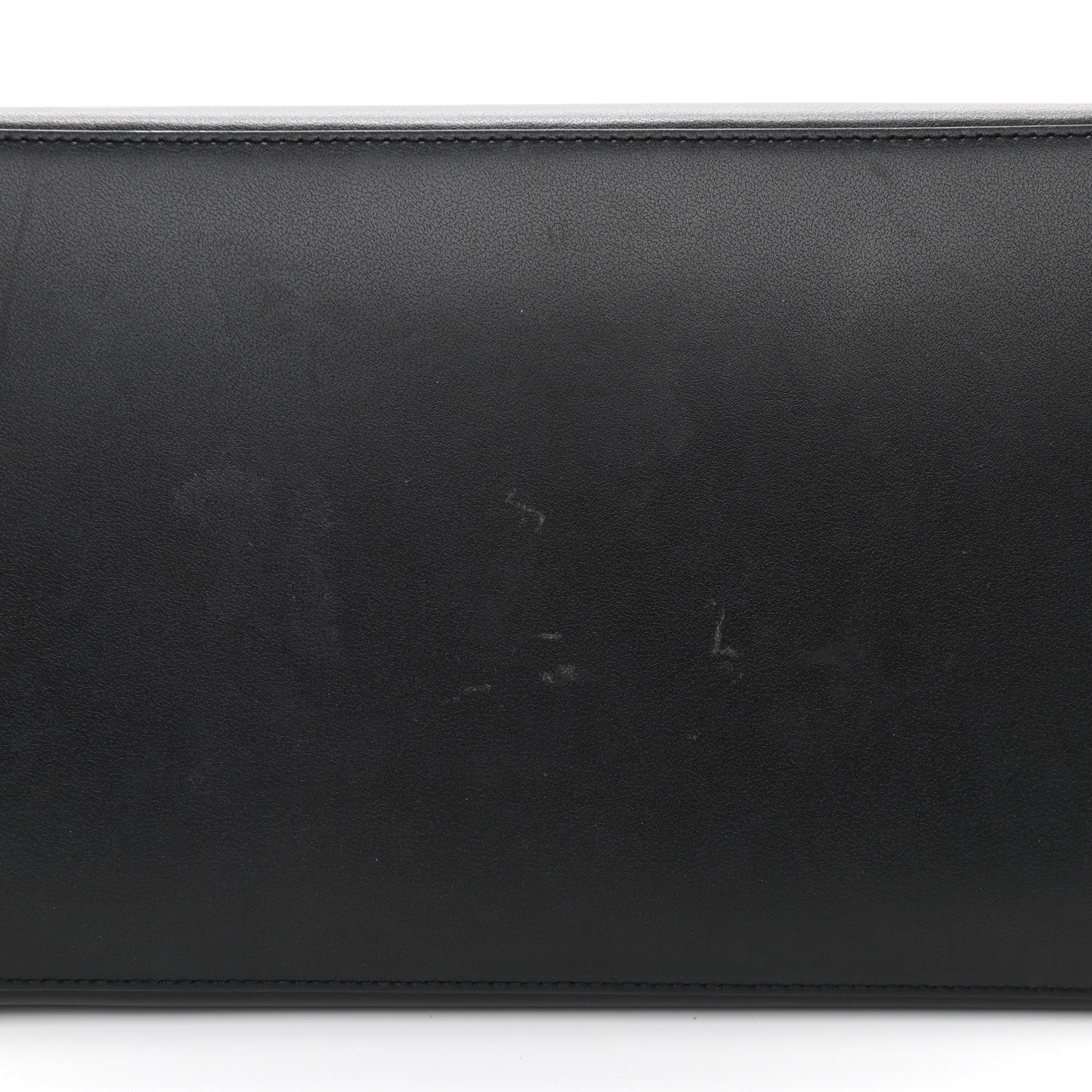 Smooth Calfskin Logo Tote Black