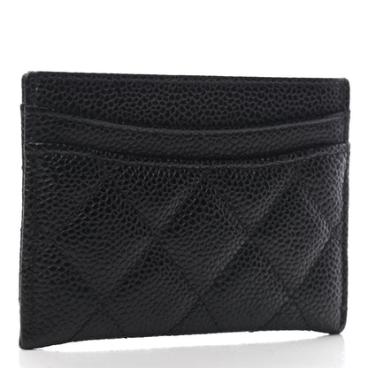 Chanel Caviar Quilted Card Holder Black 3 of 7