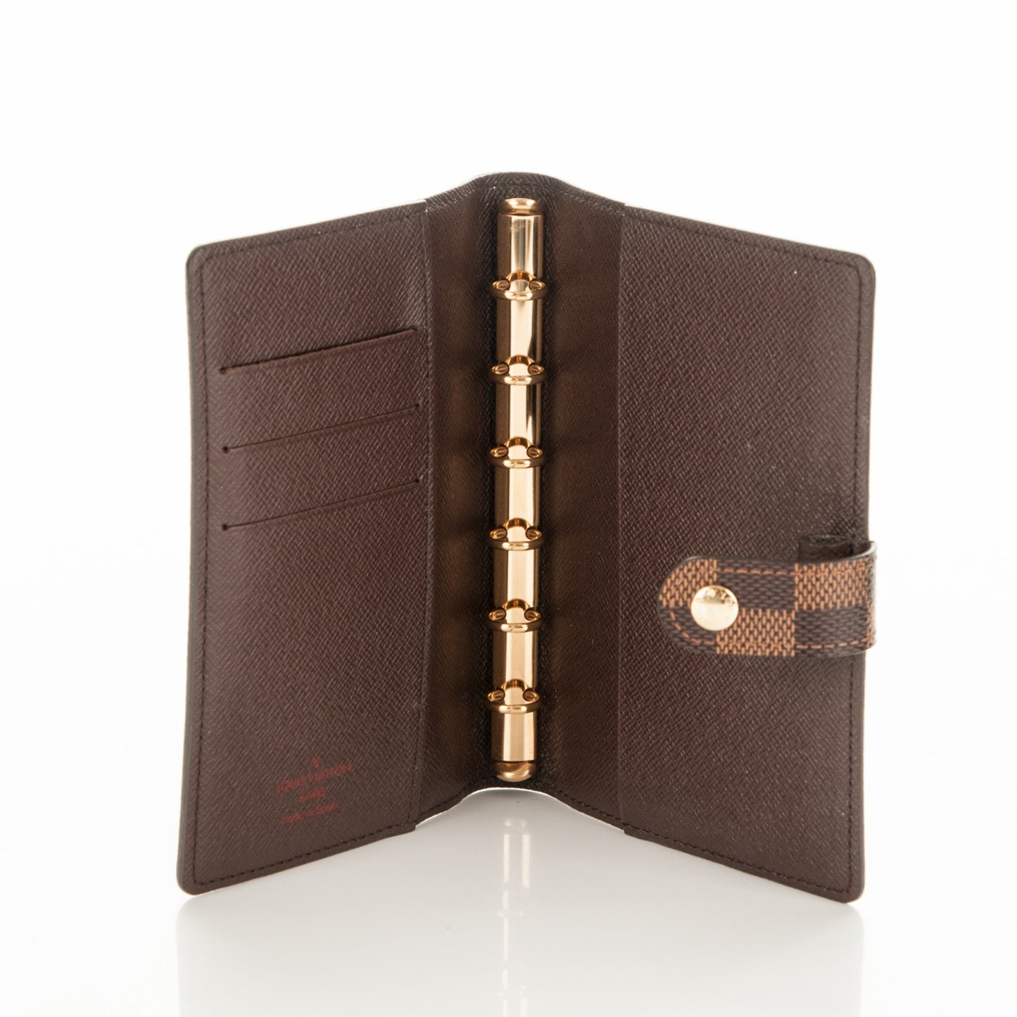 Damier Ebene Small Ring Agenda Cover
