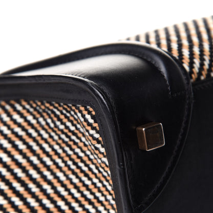 Celine Twill Smooth Calfskin Mini Luggage Dune Black 7 of 14