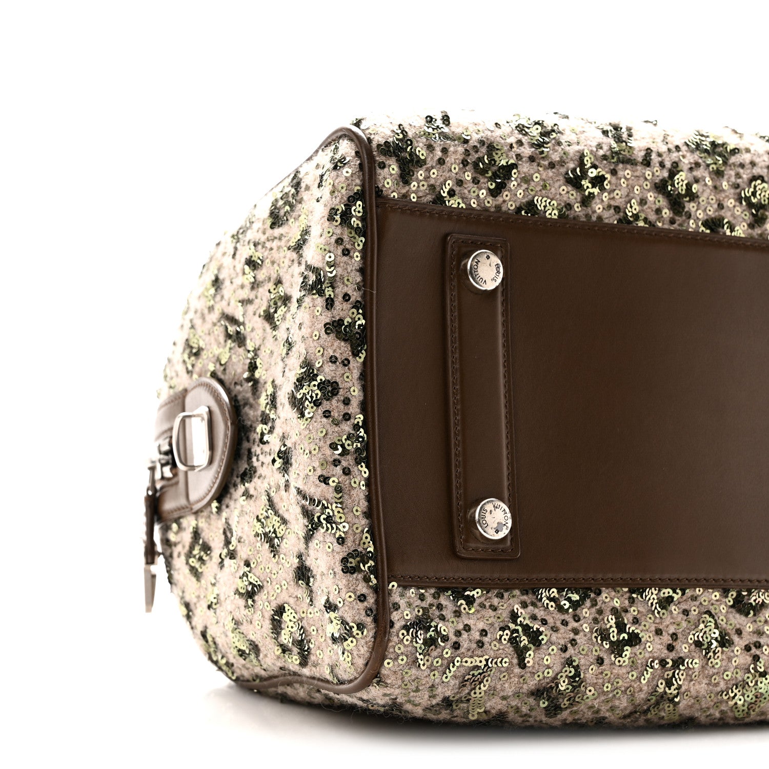 Louis Vuitton Sequin Monogram Sunshine Express Speedy Kaki 8 of 9