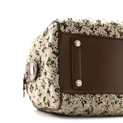 Louis Vuitton Sequin Monogram Sunshine Express Speedy Kaki 8 of 9