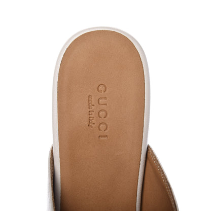 Gucci Malaga Kid Womens Princetown Slippers 37 Mystic White 8 of 11