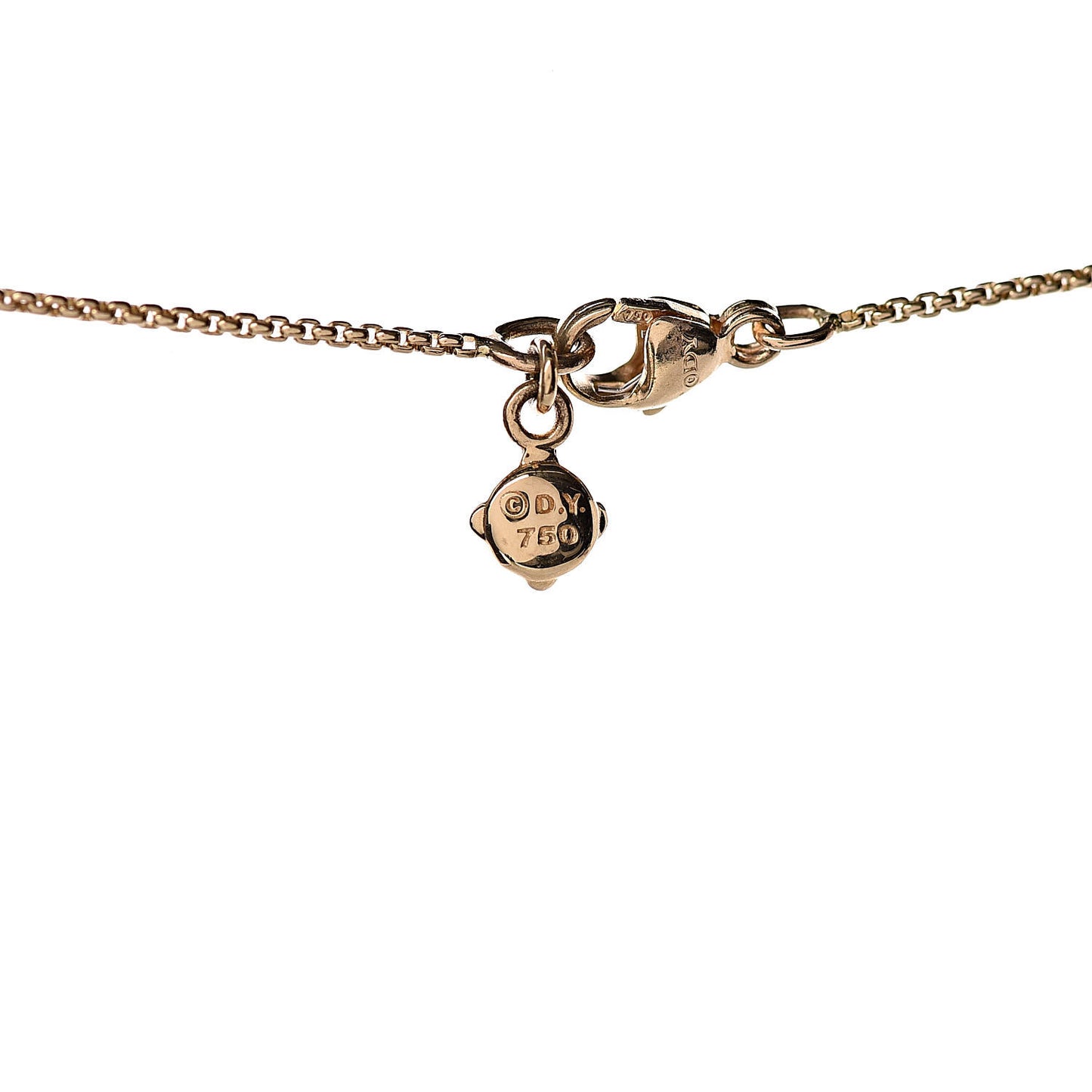 18K Yellow Gold Black Onyx Rio Rondelle Long Station Necklace