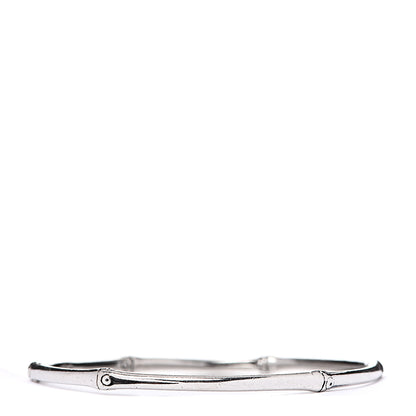 John Hardy Sterling Silver Slim Bamboo Bangle Bracelet 2 of 4