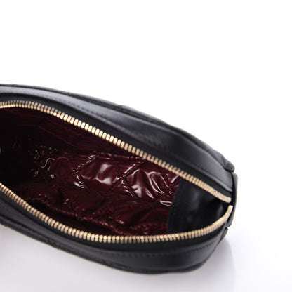 Chanel Caviar Quilted Small Curvy Pouch Cosmetic Case Black 7 of 8