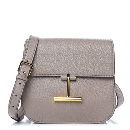 Tom Ford Calfskin Mini T Clasp Tara Crossbody Bag Taupe 1 of 10