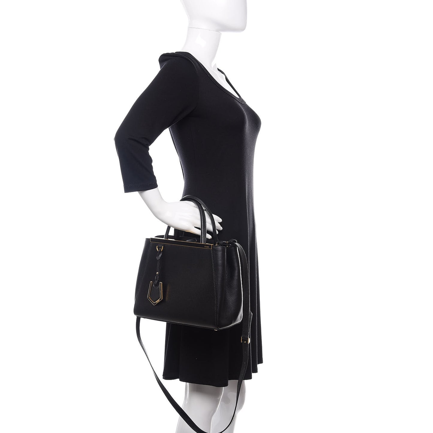 Vitello Elite Petite 2Jours Tote Black