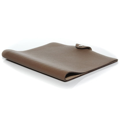 Hermes Togo Ulysse MM Notebook Cover Etoupe 4 of 8