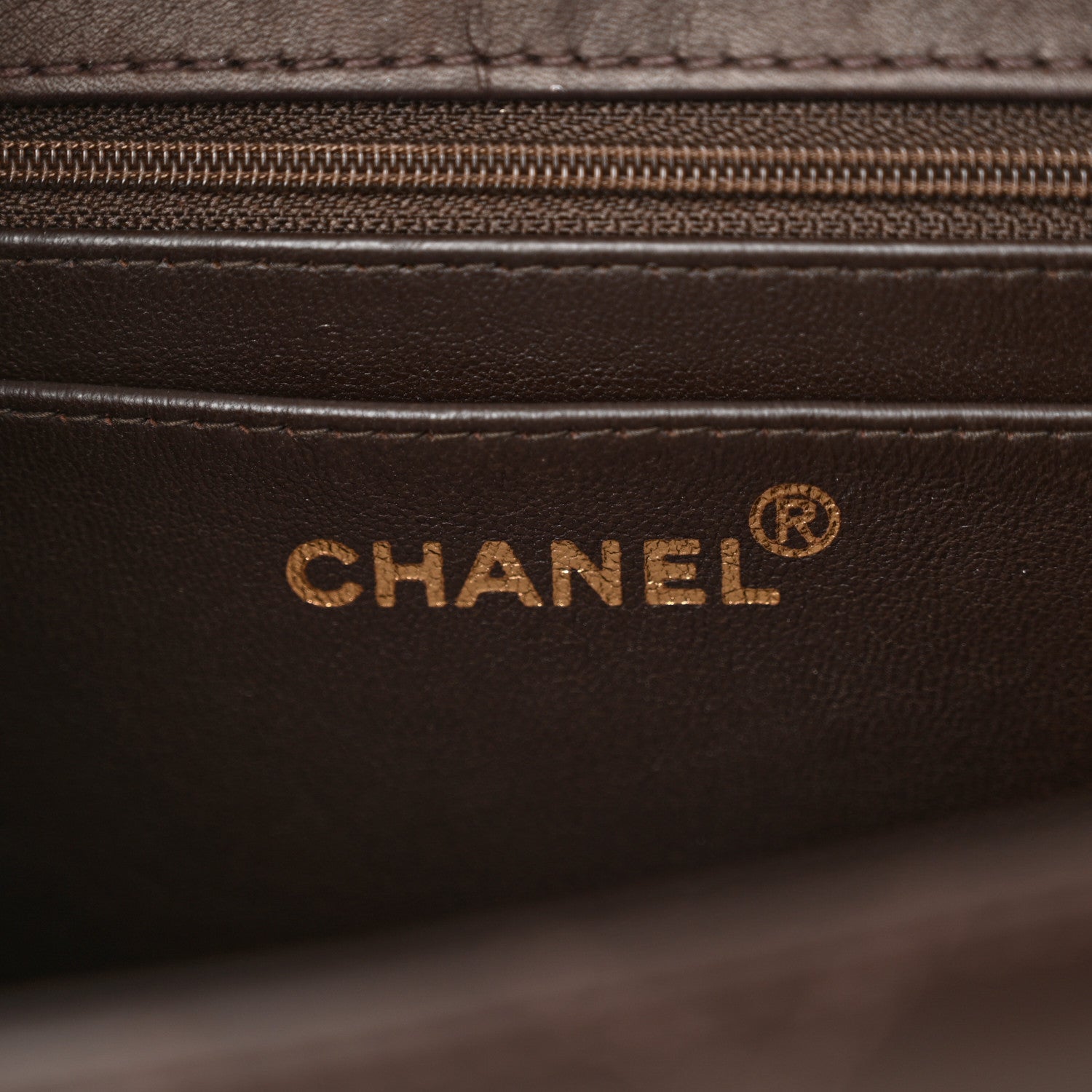 Chanel Lambskin Quilted Single Flap Dark Brown 6 of 12