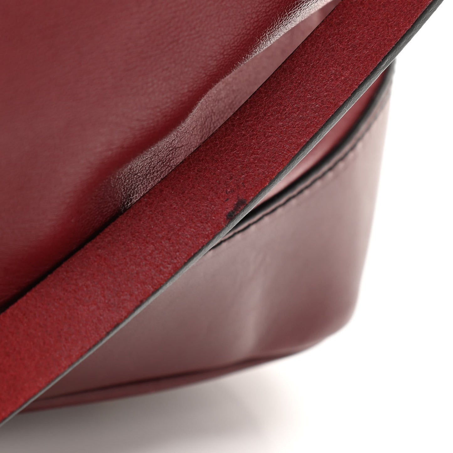Lambskin Small Hepburn Satchel Red