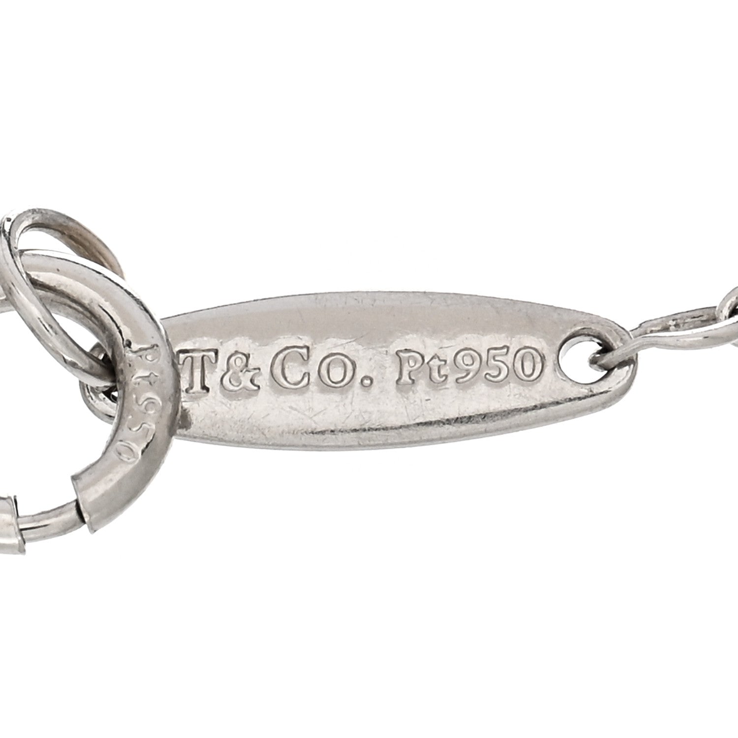 Tiffany Platinum Diamond .15ctw Elsa Peretti Diamonds by the Yard Station Bracelet 3 of 3