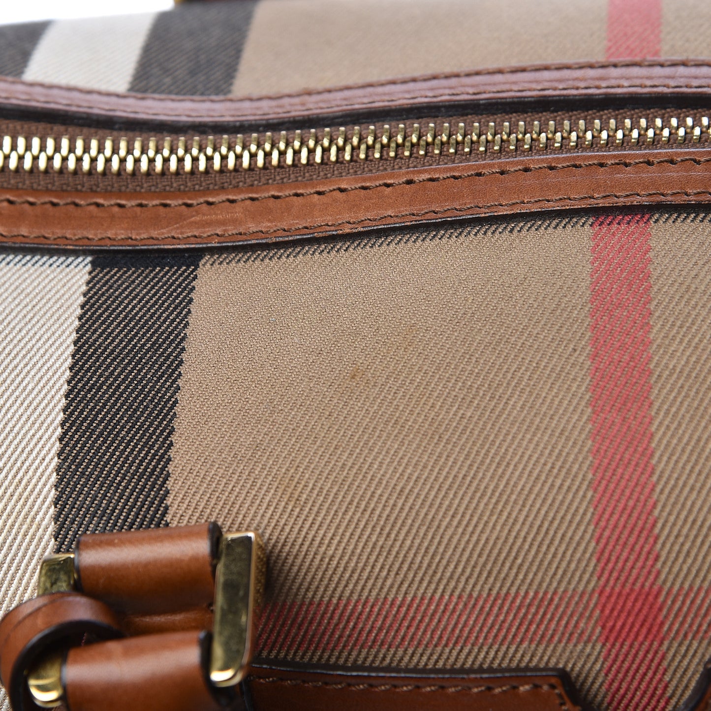 House Check Medium Alchester Bowling Bag Tan