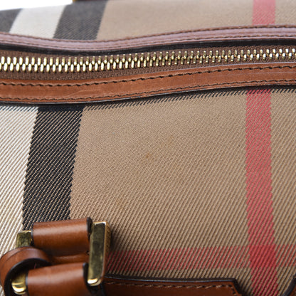 Burberry House Check Medium Alchester Bowling Bag Tan 10 of 23