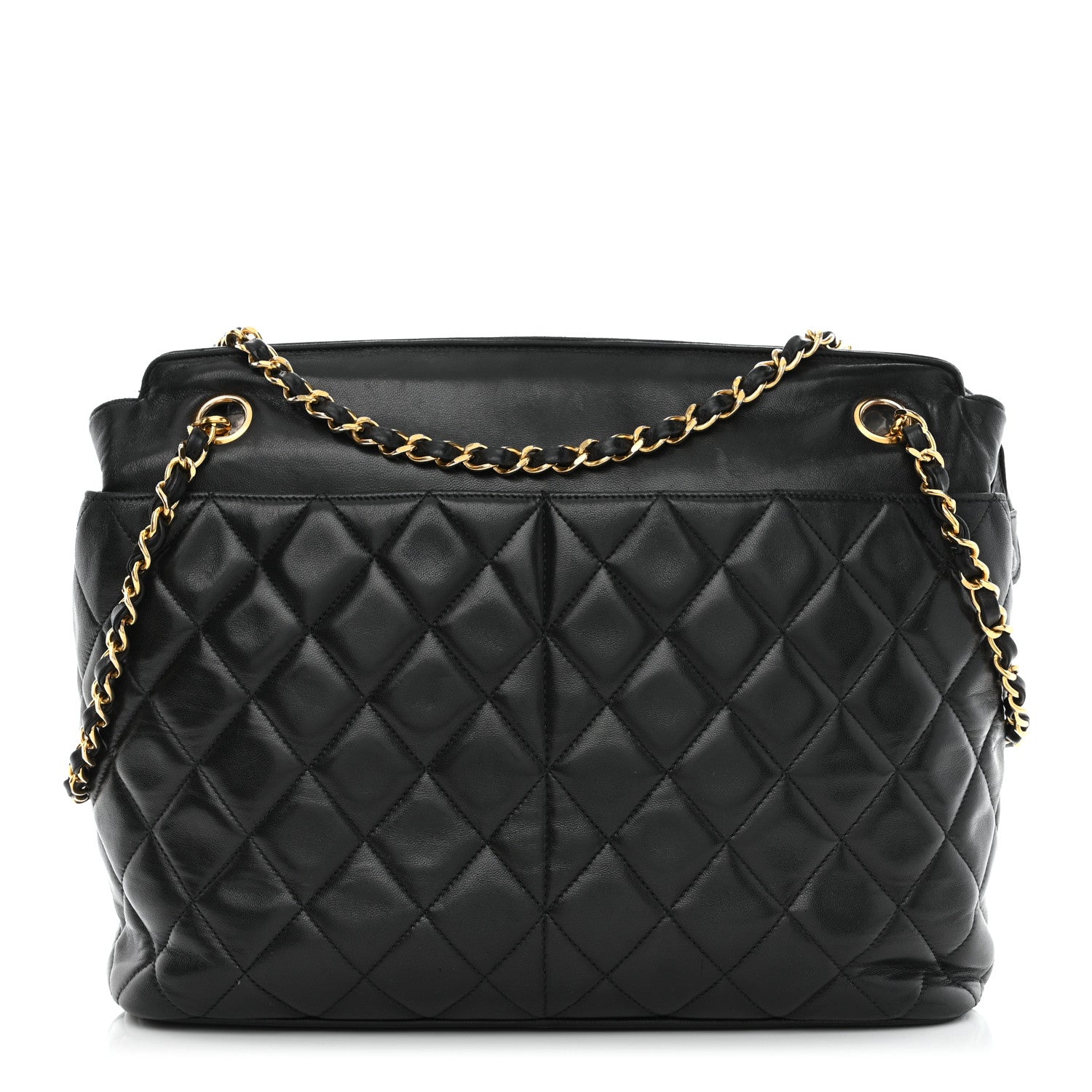 Chanel Lambskin Quilted Large Camera Case Black 1 of 11