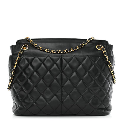 Chanel Lambskin Quilted Large Camera Case Black 1 of 11