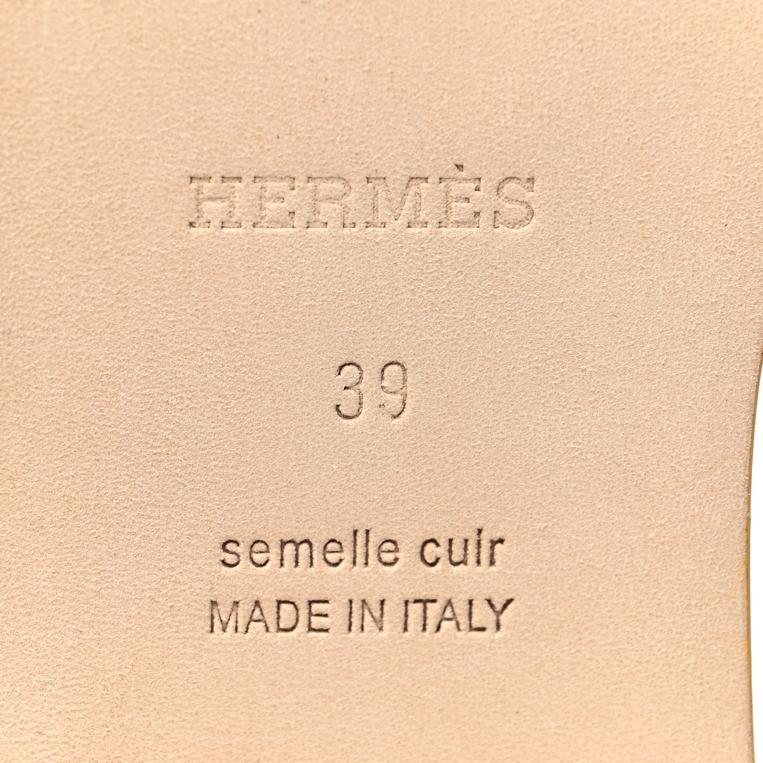 Hermes Alligator Santorini Sandals 39 Yelllow 7 of 8