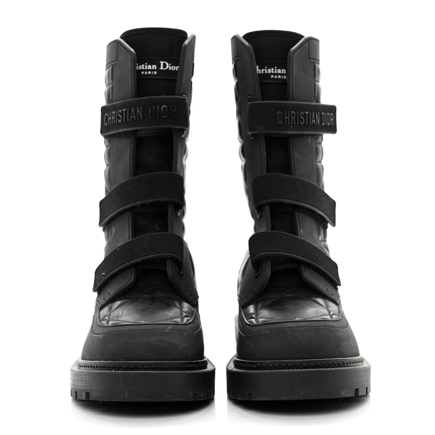 Rubber Macrocannage Dio(r)evolution Ankle Boots 37 Black