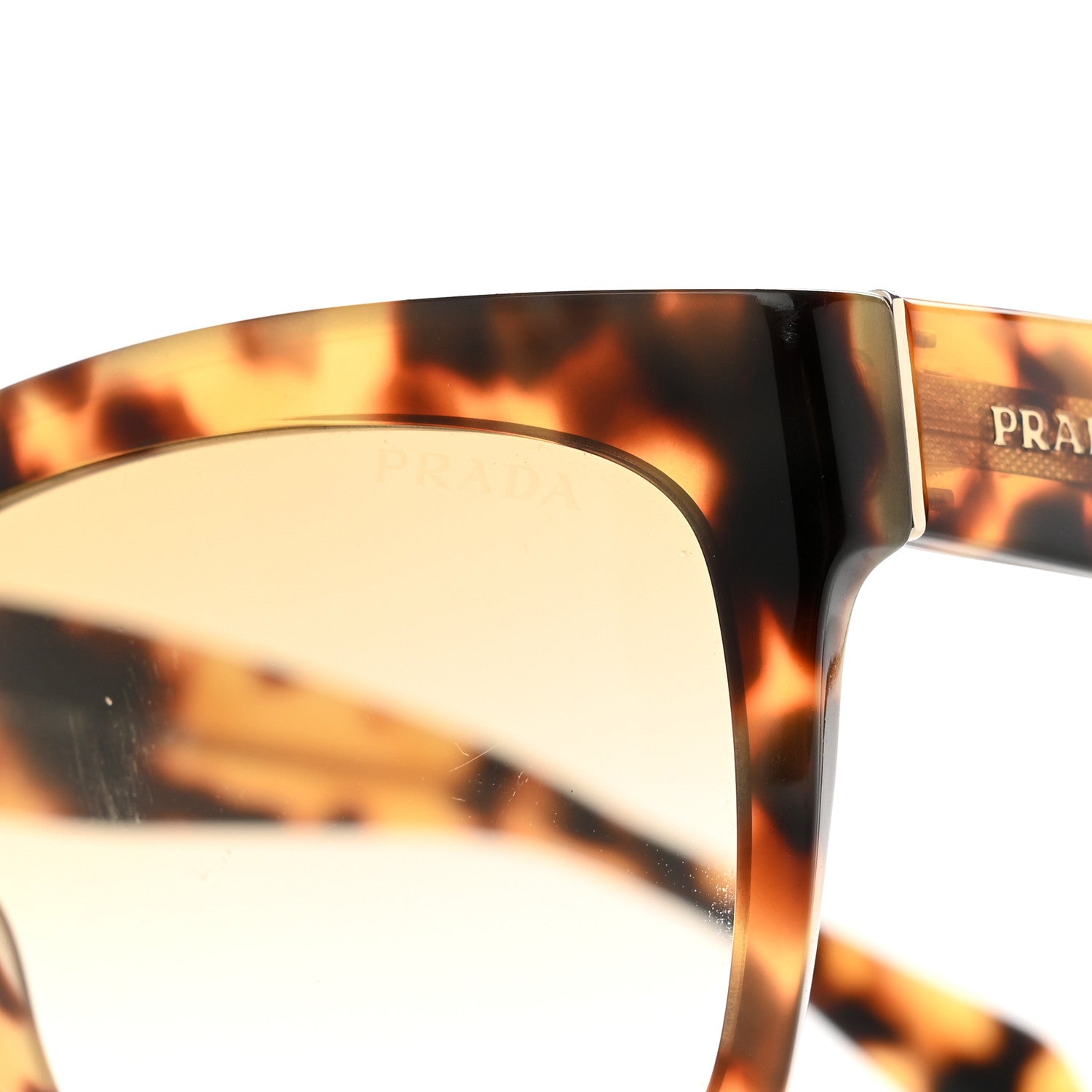 Prada Square Sunglasses SPR 07P Tortoise 7 of 8