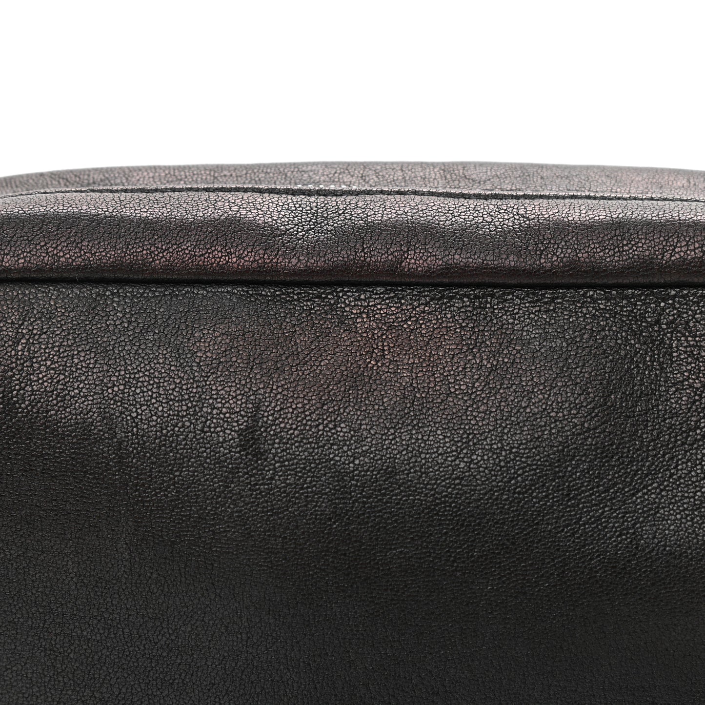 Lambskin Monogram Embossed Small Lou Camera Bag Black