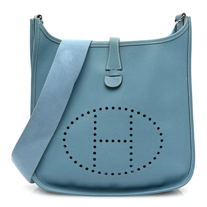 Hermes Epsom Evelyne PM Blue Jean 1 of 12