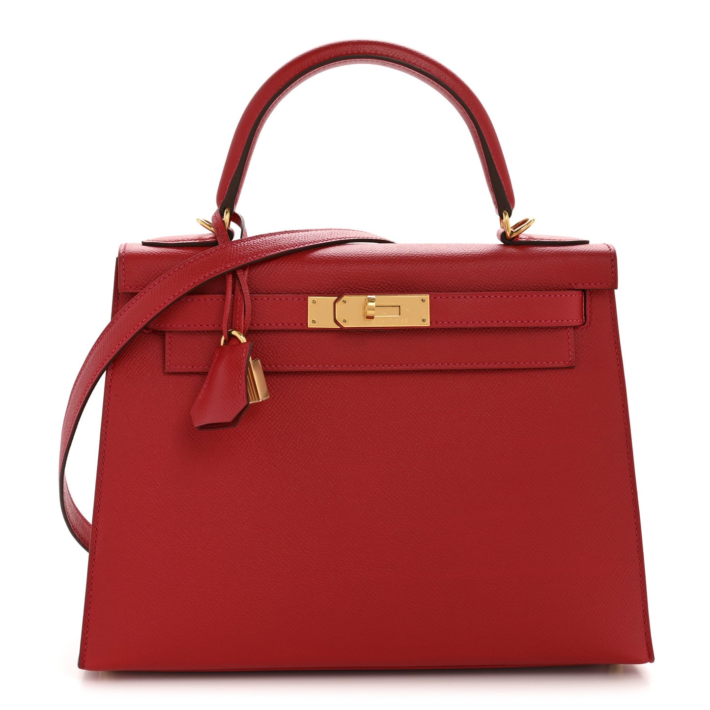Epsom Kelly Sellier 28 Rouge Casaque