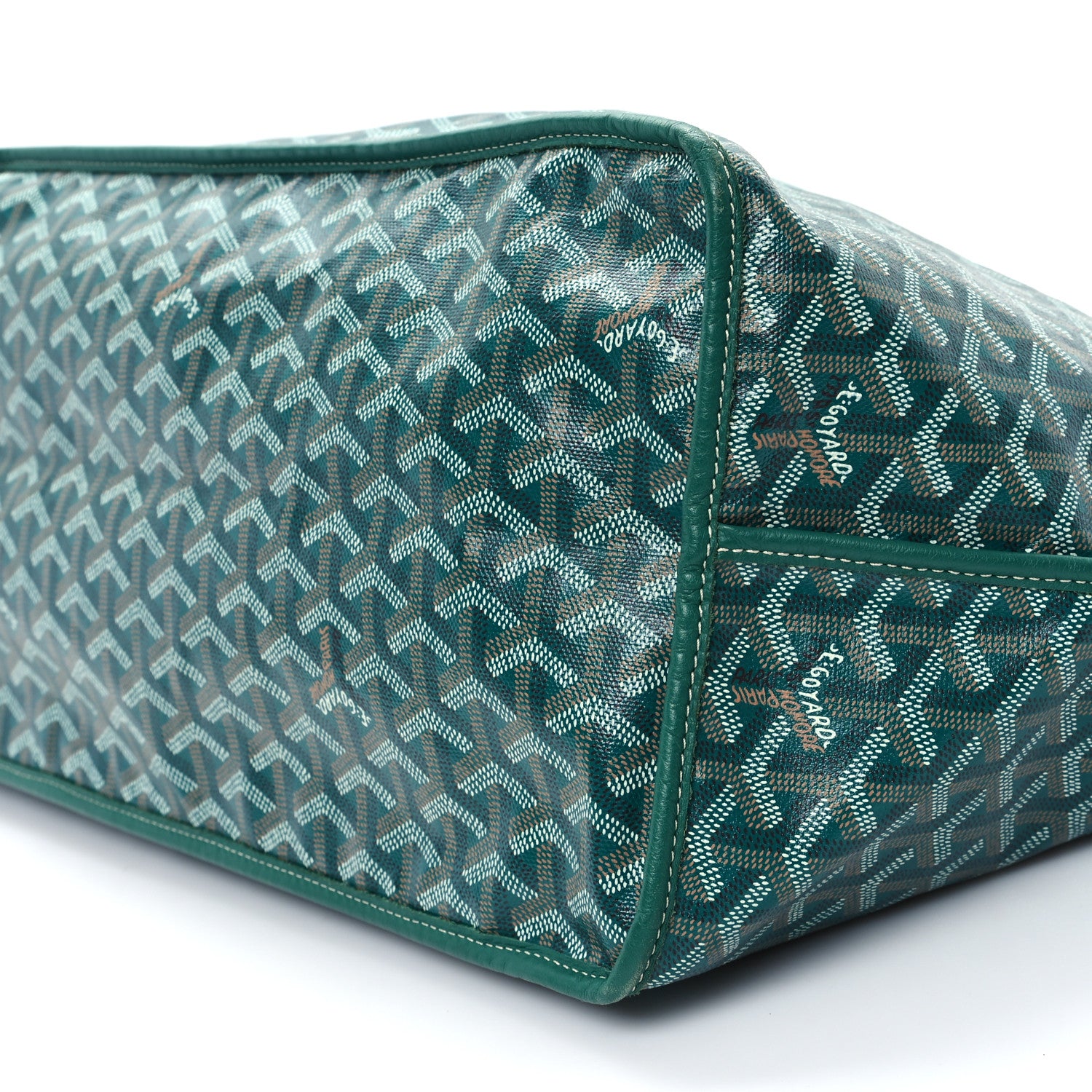 Goyard Goyardine Reversible Anjou GM Green 16 of 19