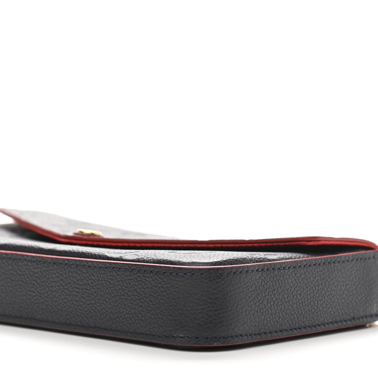Empreinte Pochette Felicie Chain Wallet Marine Rouge