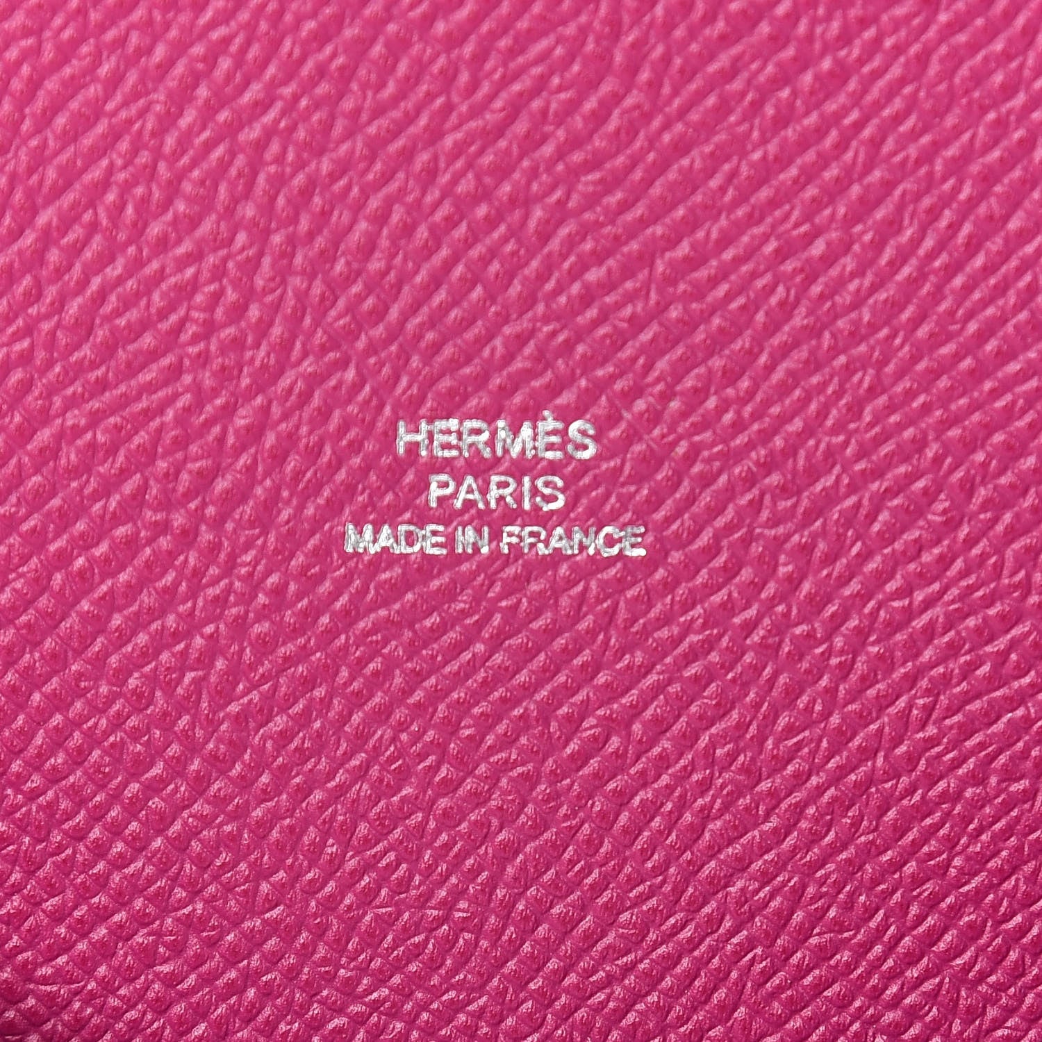 Hermes Epsom Calvi Pouch Rose Poupre Bleu Electrique 8 of 12