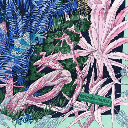 Hermes Silk Jardin A Sintra Scarf 90 2 of 3