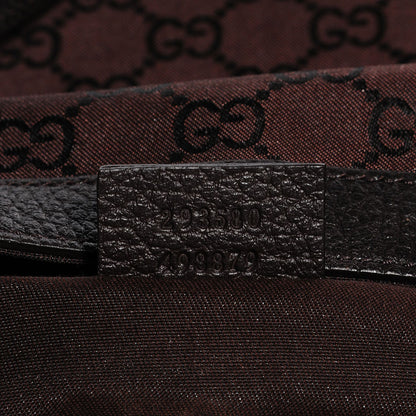 Gucci Satin Monogram Large Abbey Tote Brown 7 of 7