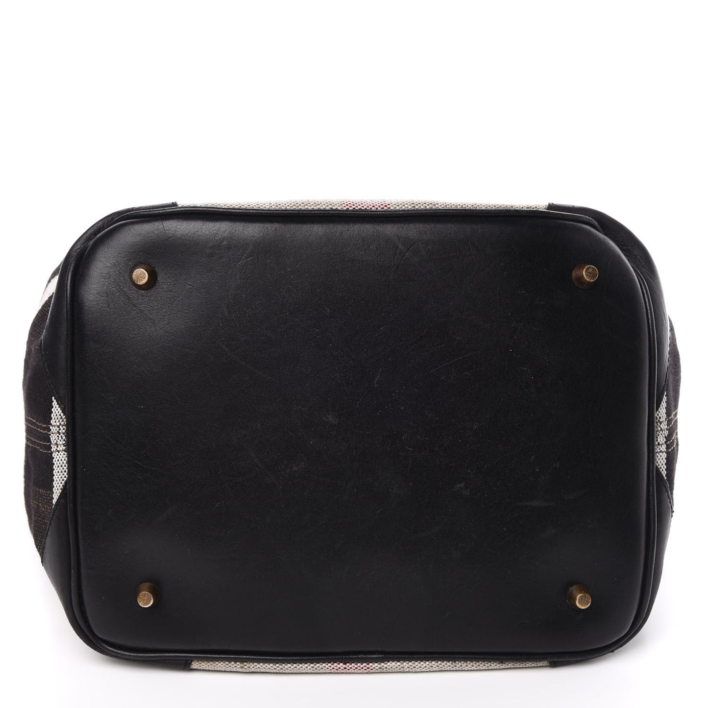 Canvas Mega Check Medium Ashby Hobo Black