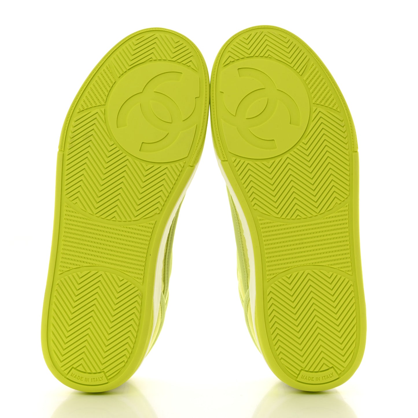 Fabric Womens Logo Sneakers 37 Green