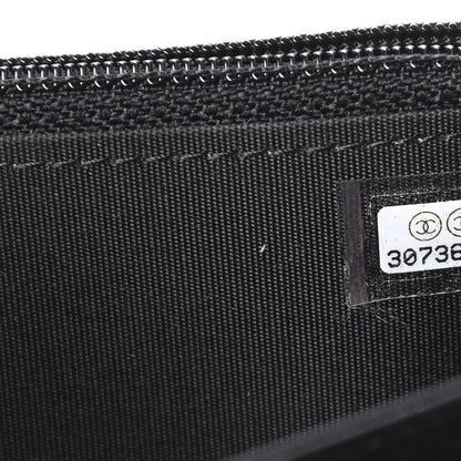 Chanel Calfskin Quilted Mini Maxi Pearls Wallet On Chain WOC Black 9 of 11