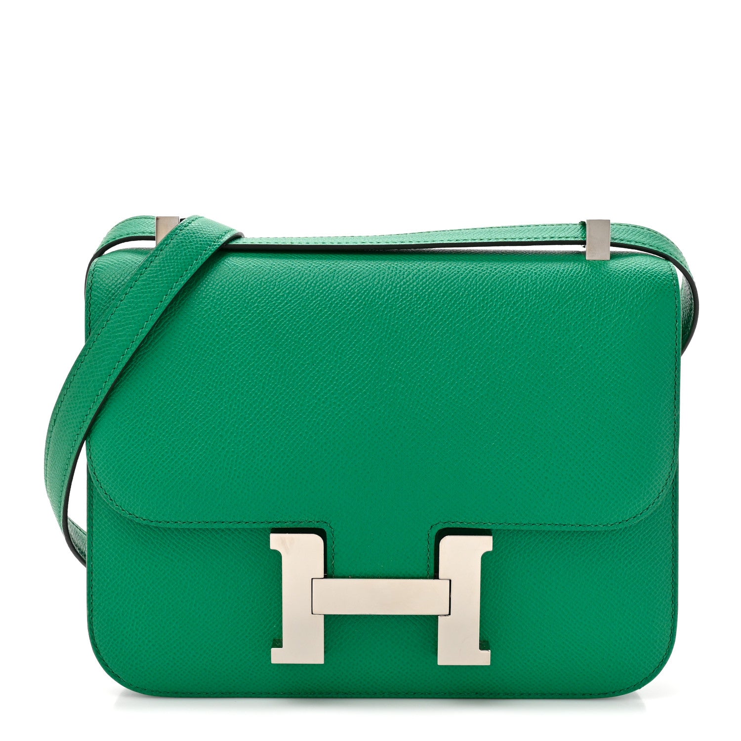 Hermes Constance 24 vert jade epsom leather — Hermès