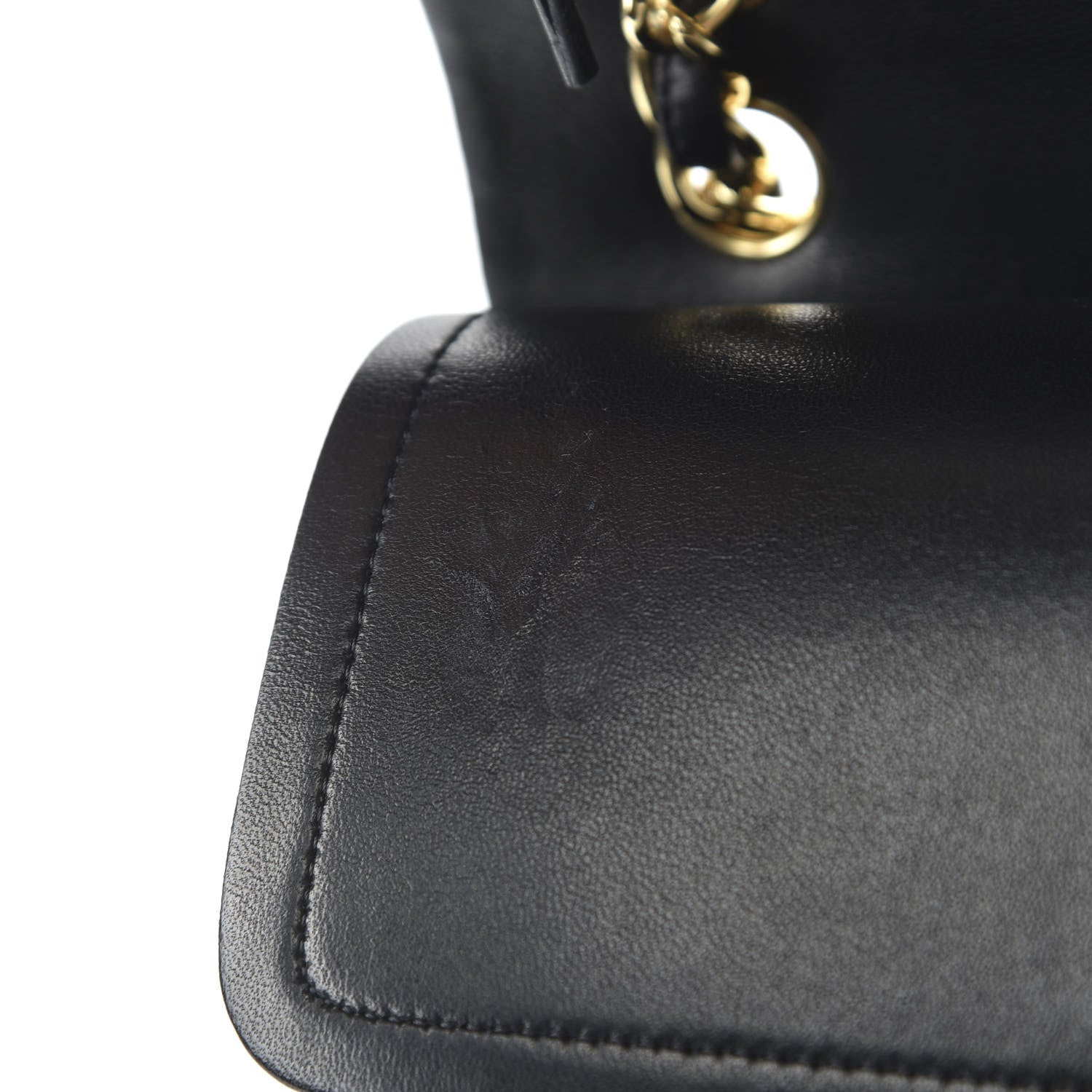 Chanel Lambskin Quilted Jumbo Double Flap Black 10 of 10