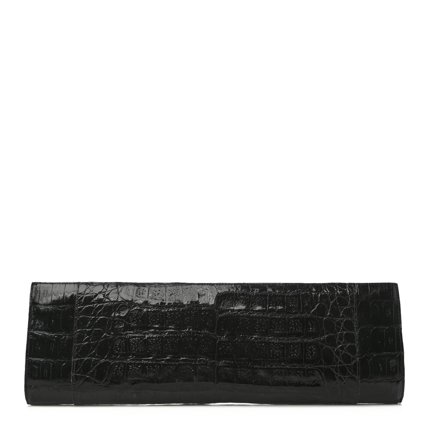 Crocodile Clutch Black