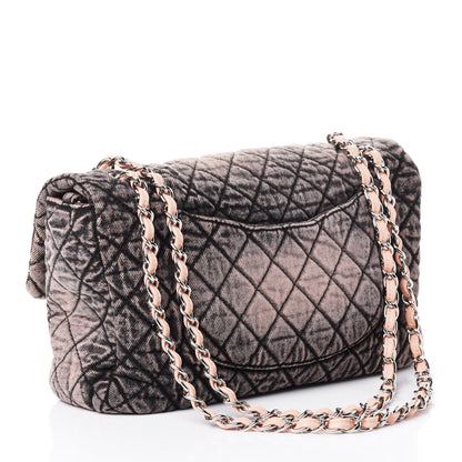 Chanel Denim Quilted Denimpression Flap Rose Clair 2 of 4