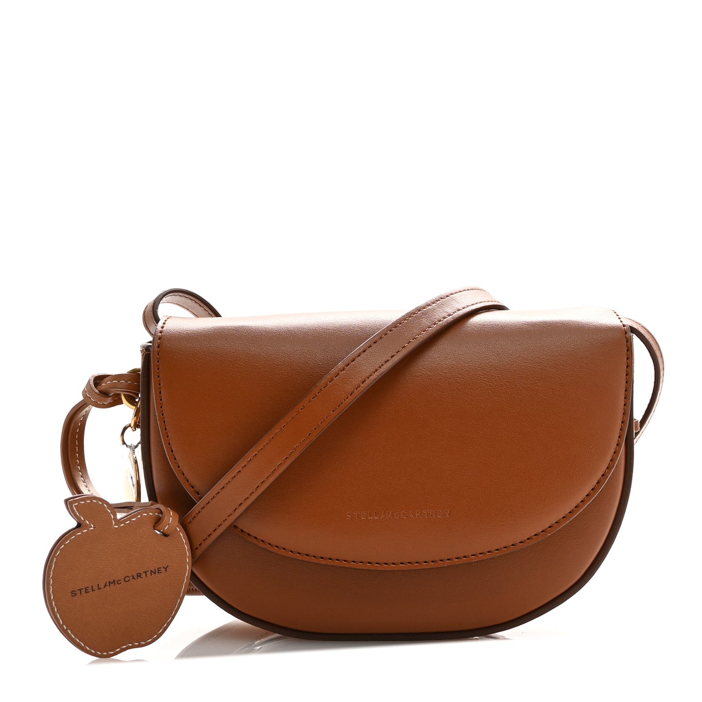 Uppeal Small Frayme Whipstitch Shoulder Bag Tan Brown