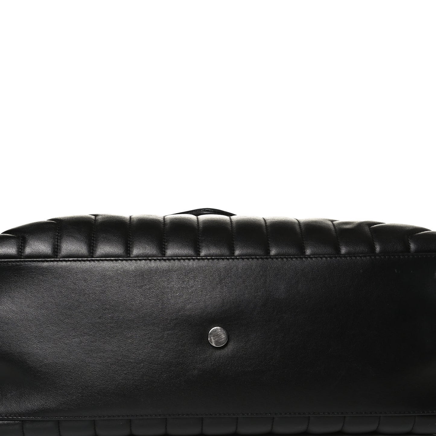 Calfskin Y Quilted Monogram Large Loulou Chain Satchel Black