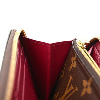 Louis Vuitton Monogram Clemence Wallet Fuchsia 9 of 9