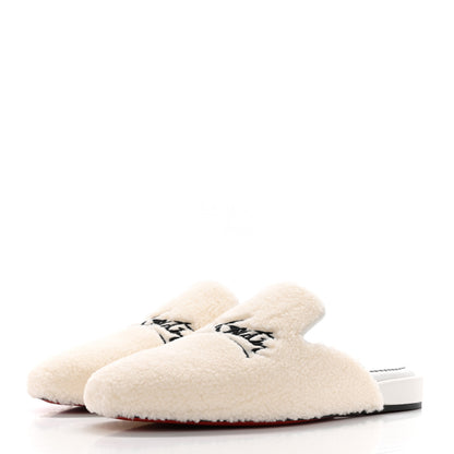 Christian Louboutin Navy Coolito Donna Slippers 36.5 White 3 of 12