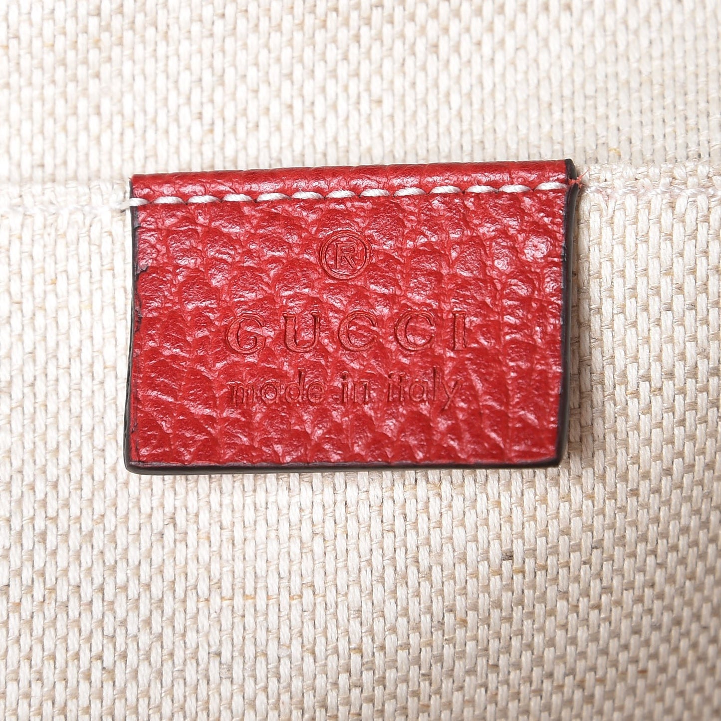 Pebbled Calfskin Soho Chain Backpack Red