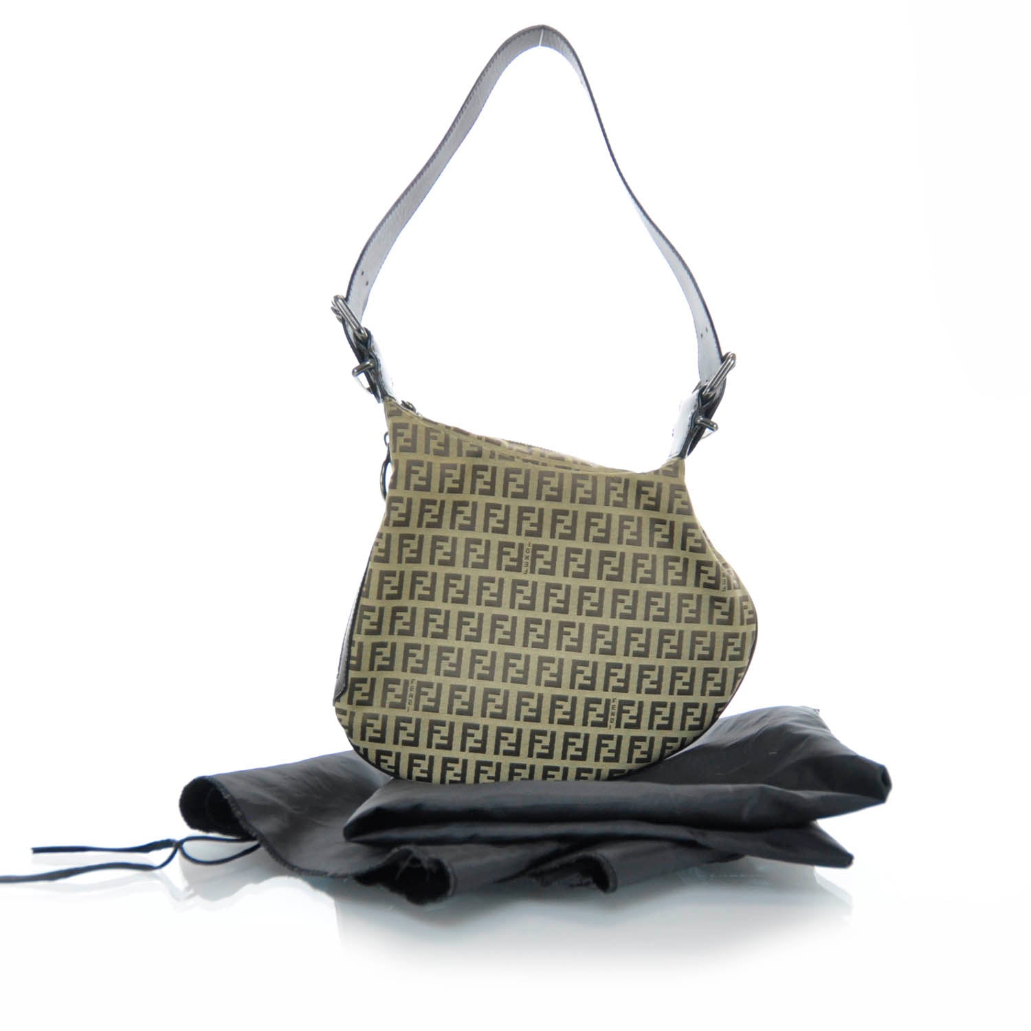Fendi Zucchino Small Oyster Brown 9 of 9