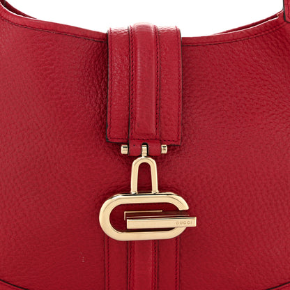 Gucci Calfskin Junco Small Hobo Red 8 of 13